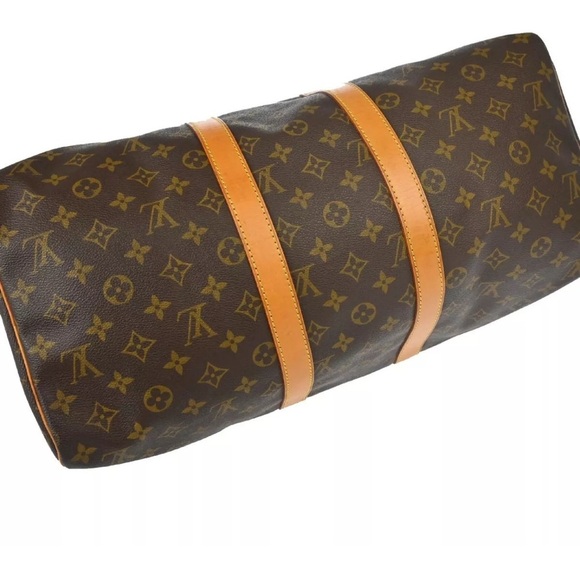 LOUIS VUITTON KEEPALL 45 DUFFLE HANDBAG MONOGRAM - Picture 5 of 14